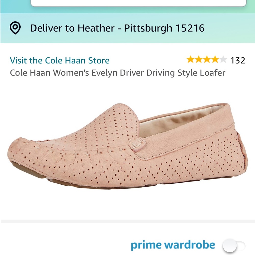 Cole Haan Women's Evelyn Driver Loafer - Size 11